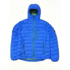 Mammut Men's Broad Peak Hoody Jacket down insulated packable hooded blue Medium